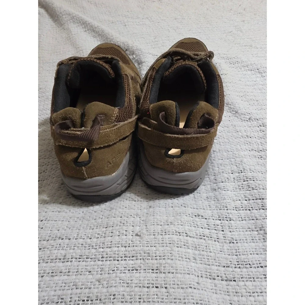 Apex A3260M Walker Mens Brown Suede Mesh Hiking Walking Shoes Size 11